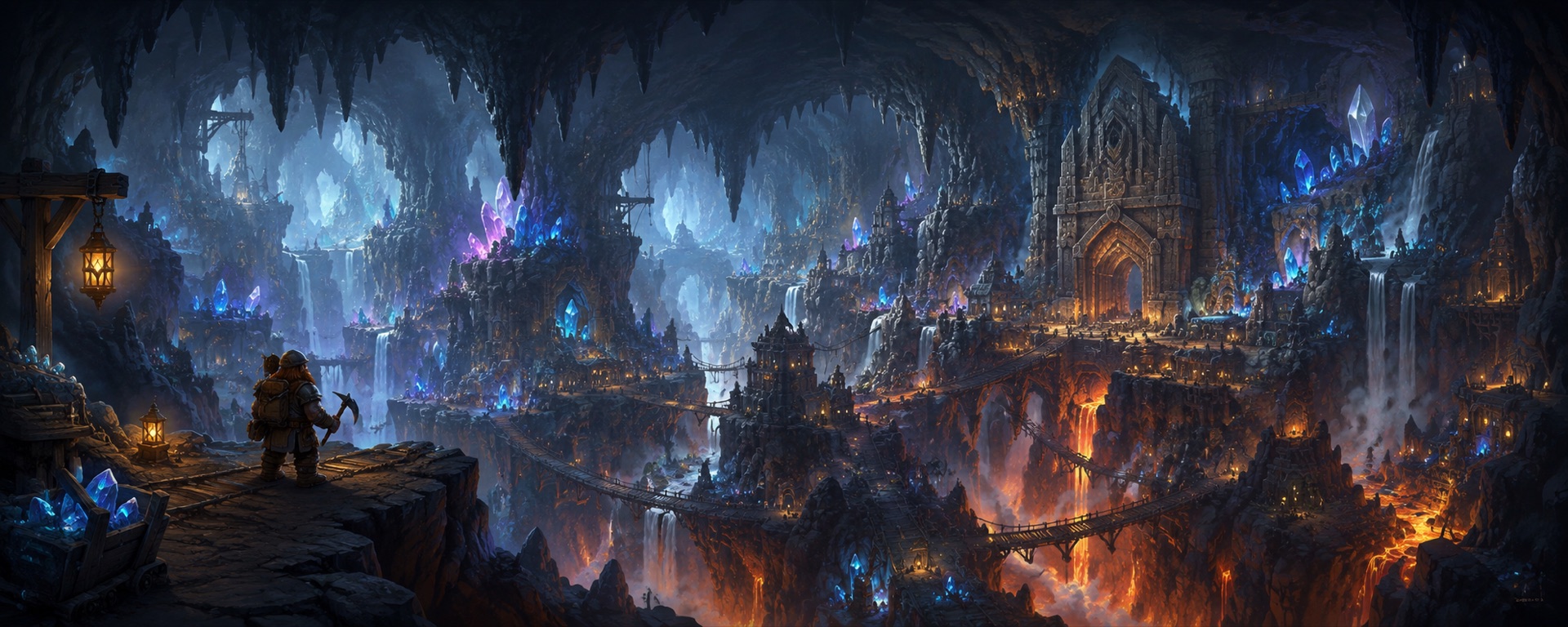 Delphyr key art — the underworld